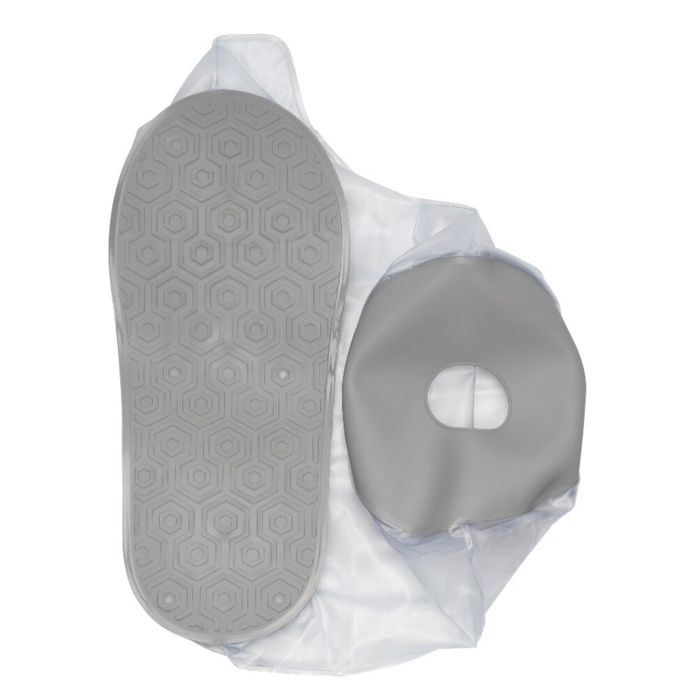 MultiMotion Gipshoes voet/enkel, met siliconenring en antislipvoet