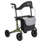 MultiMotion MultiMotion Carbon rollator met softwielen - Maat M - Bloemenprint