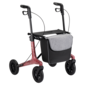 MultiMotion MultiMotion Carbon rollator met softwielen - Maat M - Marmerprint