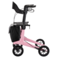 MultiMotion MultiMotion Carbon rollator met softwielen - Maat M - Roze