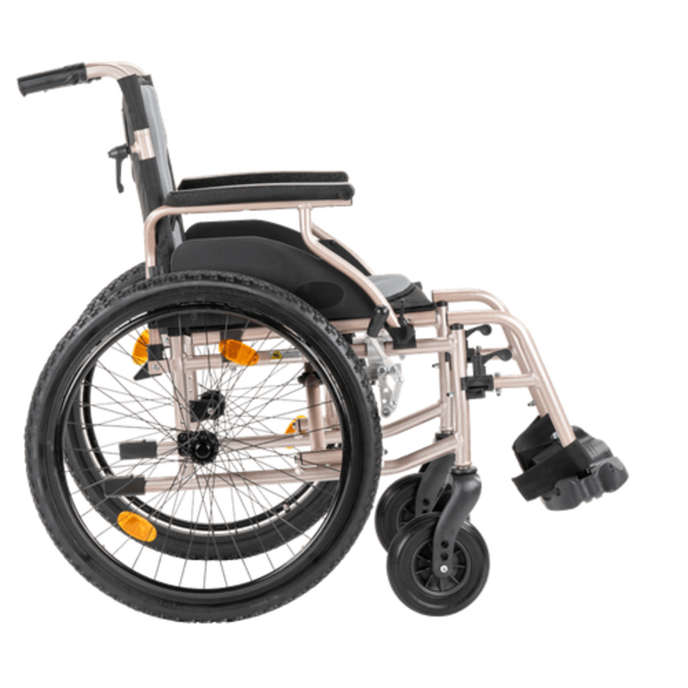 MultiMotion MultiMotion M10 rolstoel met mountainbike luchtbanden en verstelbare handvatten, lichtgewicht - 50 cm - Champagne