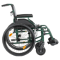 MultiMotion MultiMotion M10 rolstoel met mountainbike luchtbanden en verstelbare handvatten, lichtgewicht - 45 cm - Groen