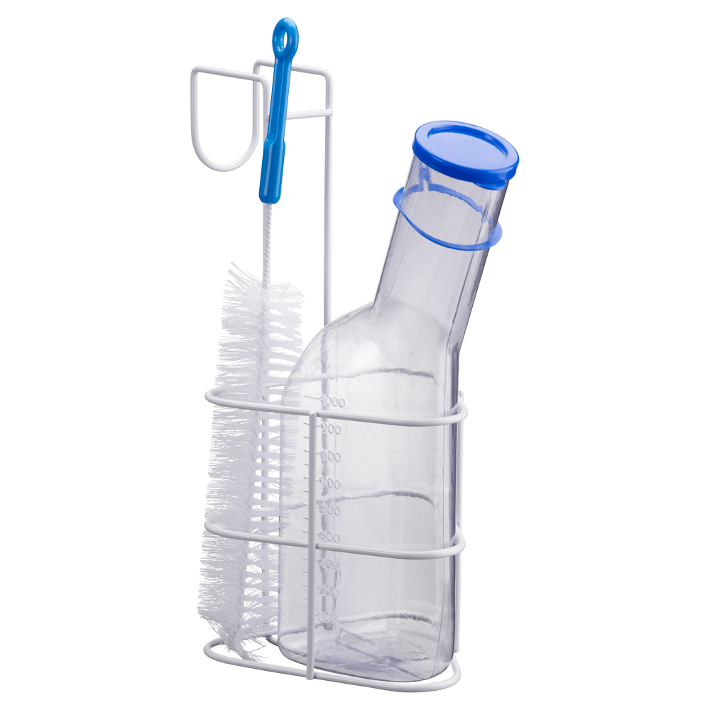 MultiMotion Urinaalset man (urinaal, houder en borstel)