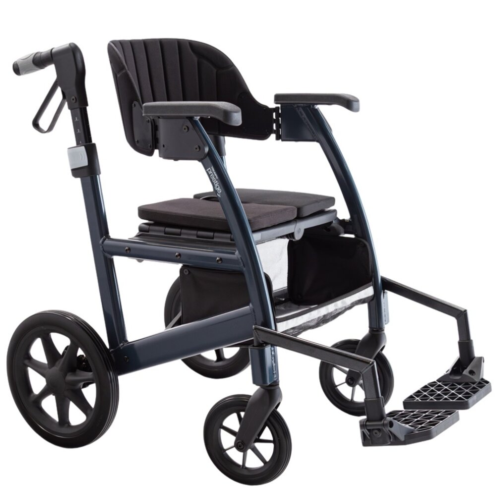 Triumph Triumph Prestige rolstoel/rollator 2 in 1. - Midnight Blue