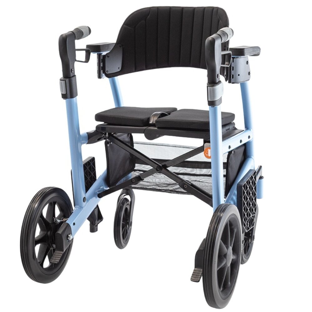 Triumph Triumph Prestige rolstoel/rollator 2 in 1. - Sky Blue