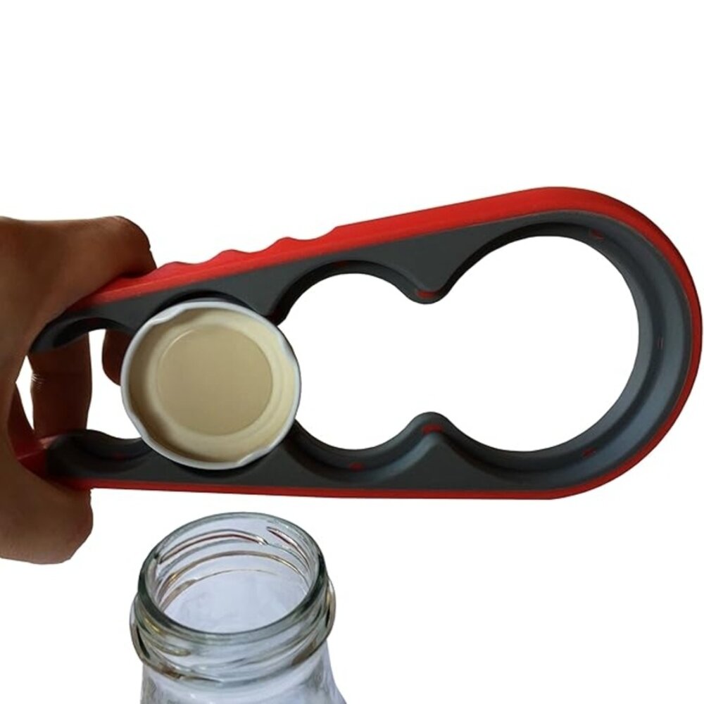 MultiMotion Fles en pot opener rood