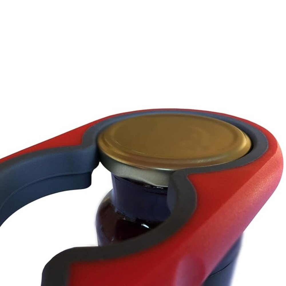 MultiMotion Fles en pot opener rood