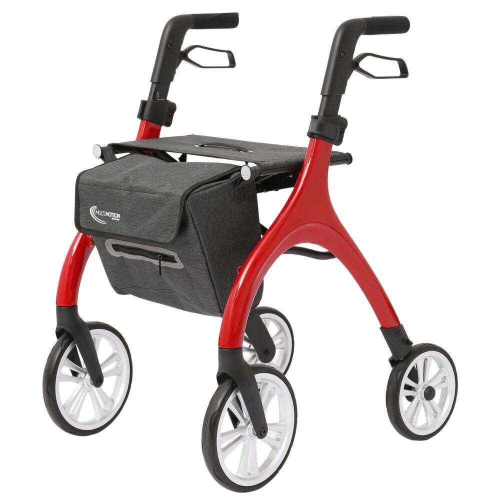 MultiMotion MultiMotion Curve rollator met softwielen, rood