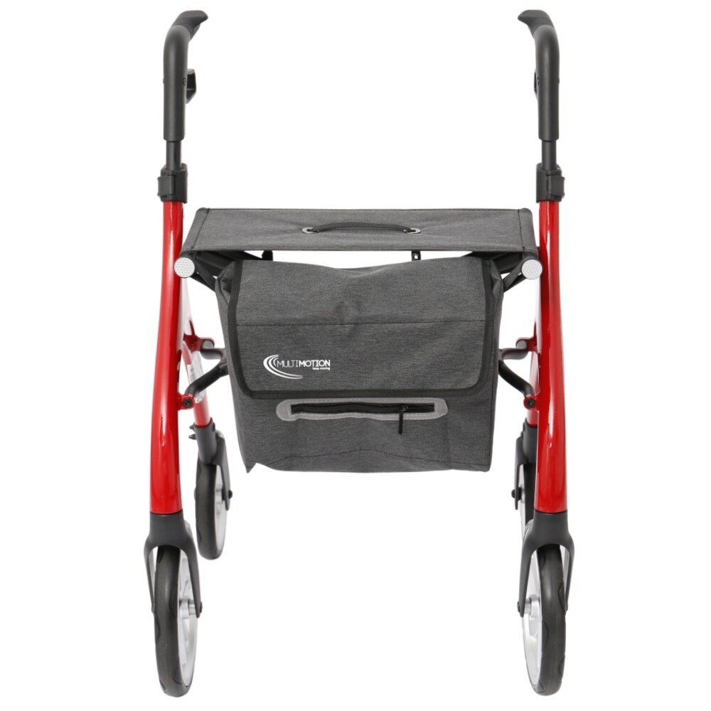 MultiMotion MultiMotion Curve rollator met softwielen, rood