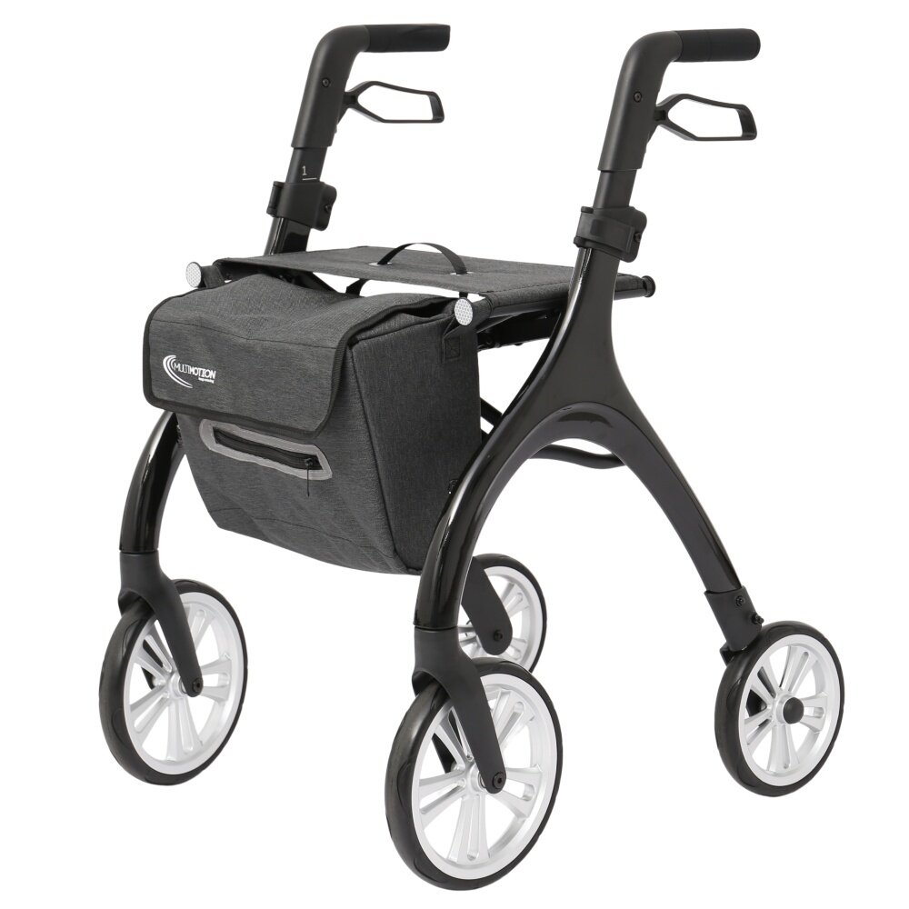 MultiMotion MultiMotion Curve rollator met softwielen, zwart