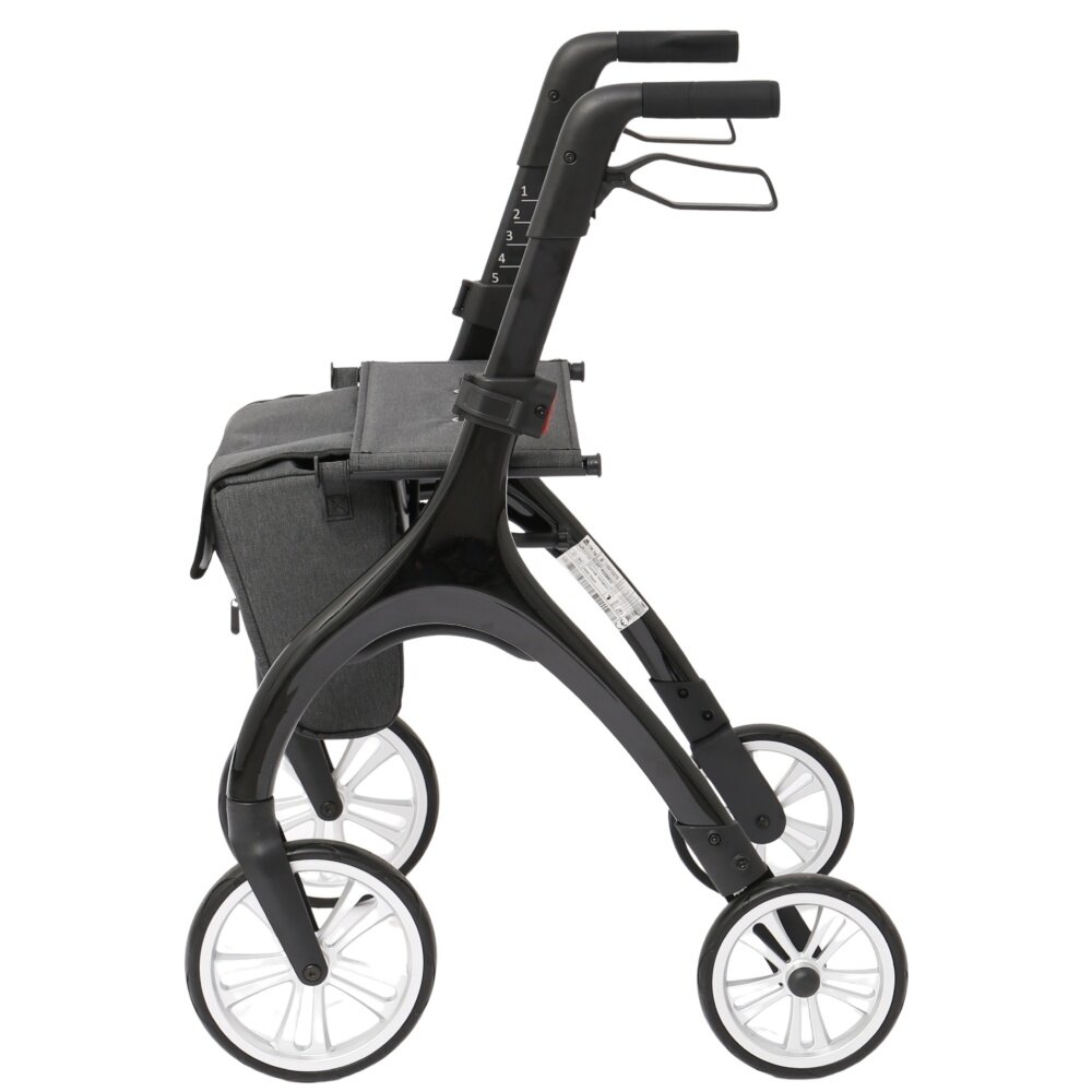 MultiMotion MultiMotion Curve rollator met softwielen, zwart