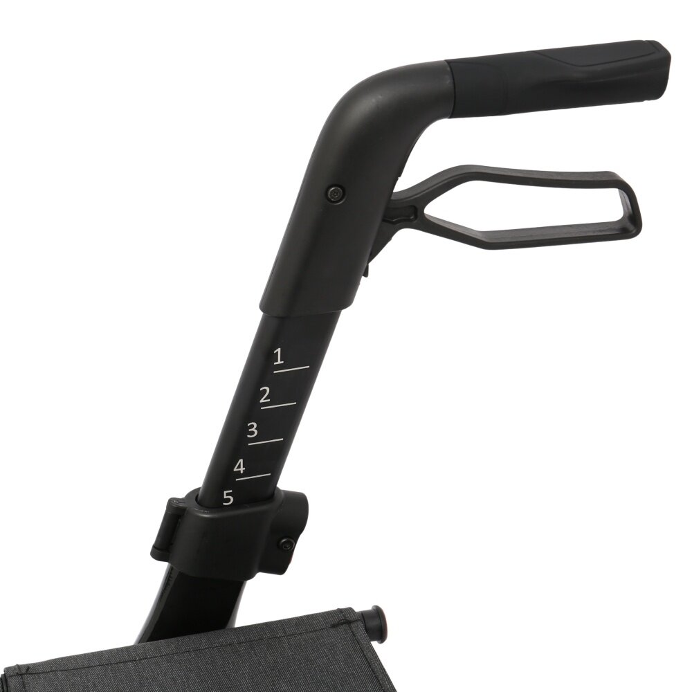 MultiMotion MultiMotion Curve rollator met softwielen, zwart