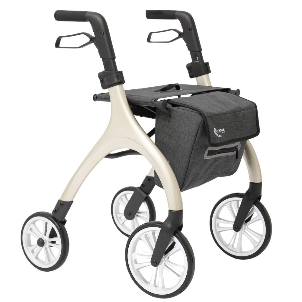 MultiMotion MultiMotion Curve rollator met softwielen, champagne