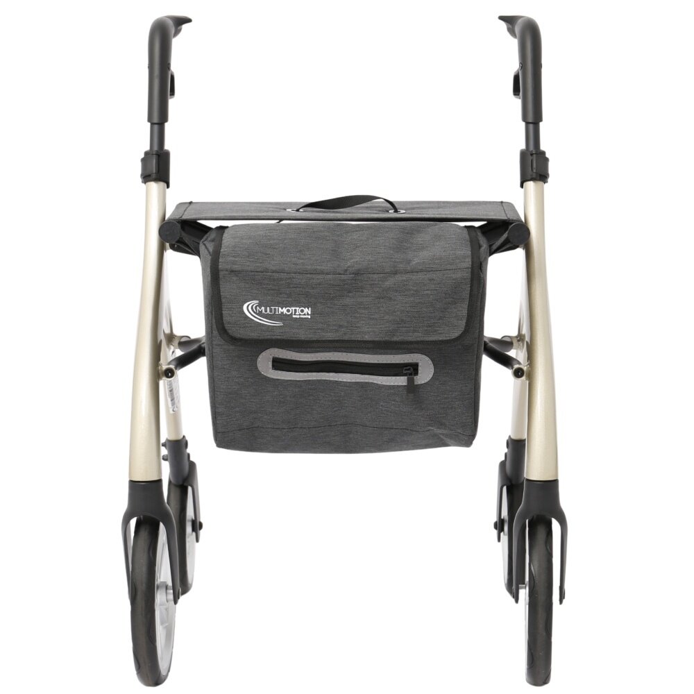 MultiMotion MultiMotion Curve rollator met softwielen, champagne