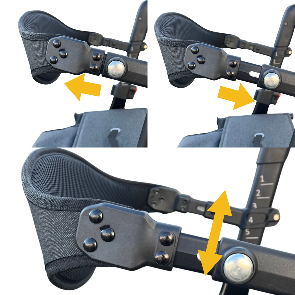 MultiMotion Verstelbare rugband voor MultiMotion Curve rollator