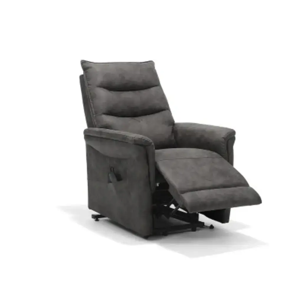 Basiq-seats Barcelona Sta-op stoel met 1 motor - Antraciet