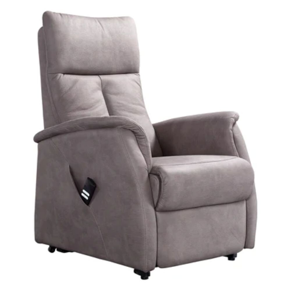 Basiq-seats Flex Sta-op stoel met 2 motoren - Stof, Marble grijs