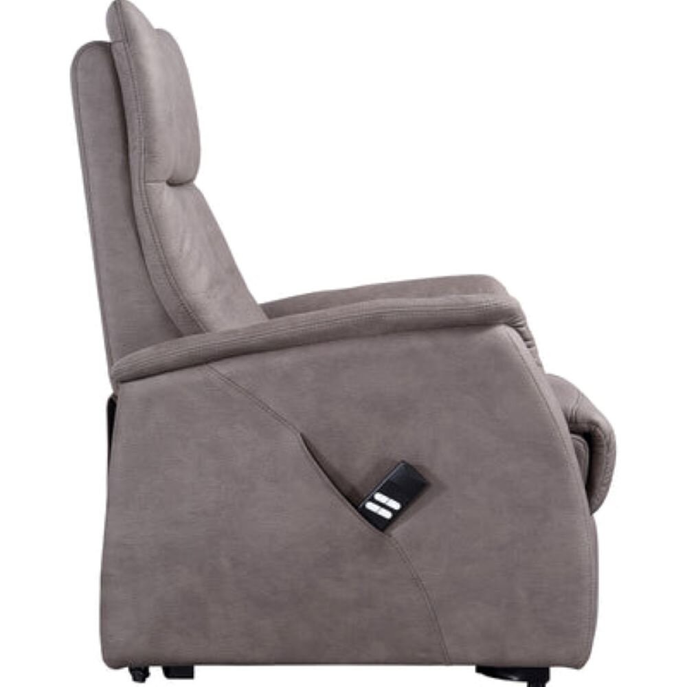 Basiq-seats Flex Sta-op stoel met 2 motoren - Stof, Marble grijs