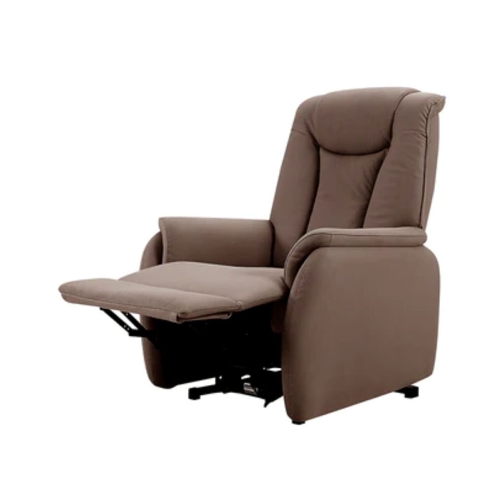 Basiq-seats Paris Powerlift Sta-op stoel met 2 motoren - Stof, Bruin