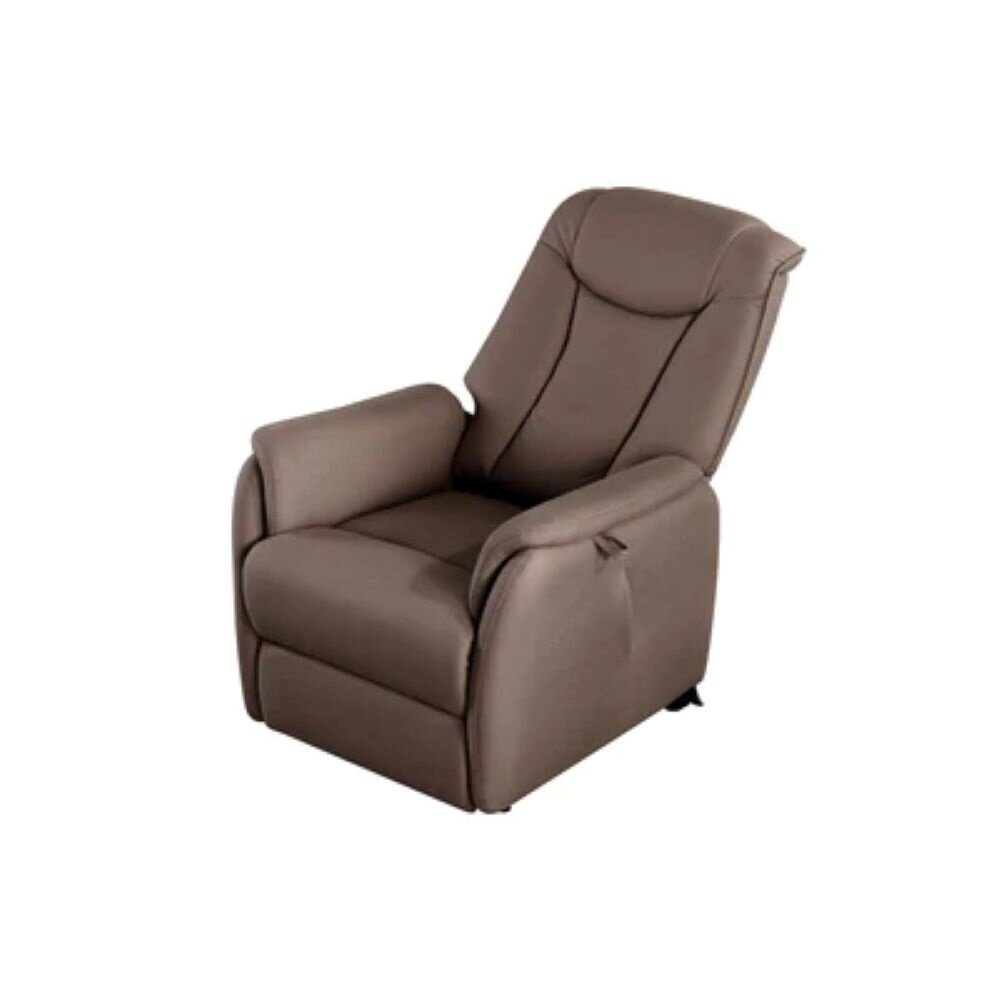 Basiq-seats Paris Powerlift Sta-op stoel met 2 motoren - Stof, Bruin