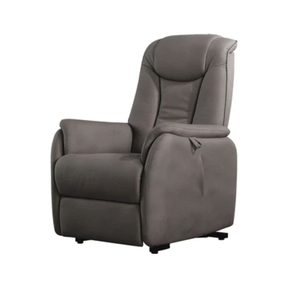 Basiq-seats Paris Powerlift Sta-op stoel met 2 motoren - Stof, Marble grijs