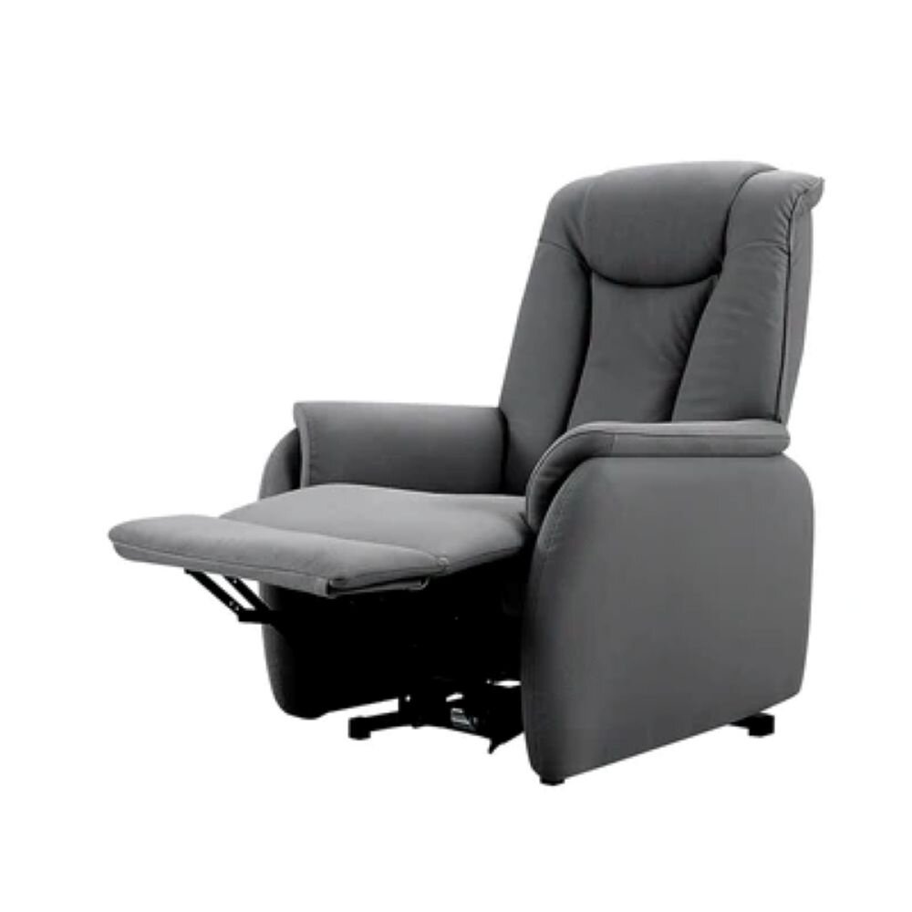 Basiq-seats Paris Powerlift Sta-op stoel met 2 motoren - Stof, Donkergrijs