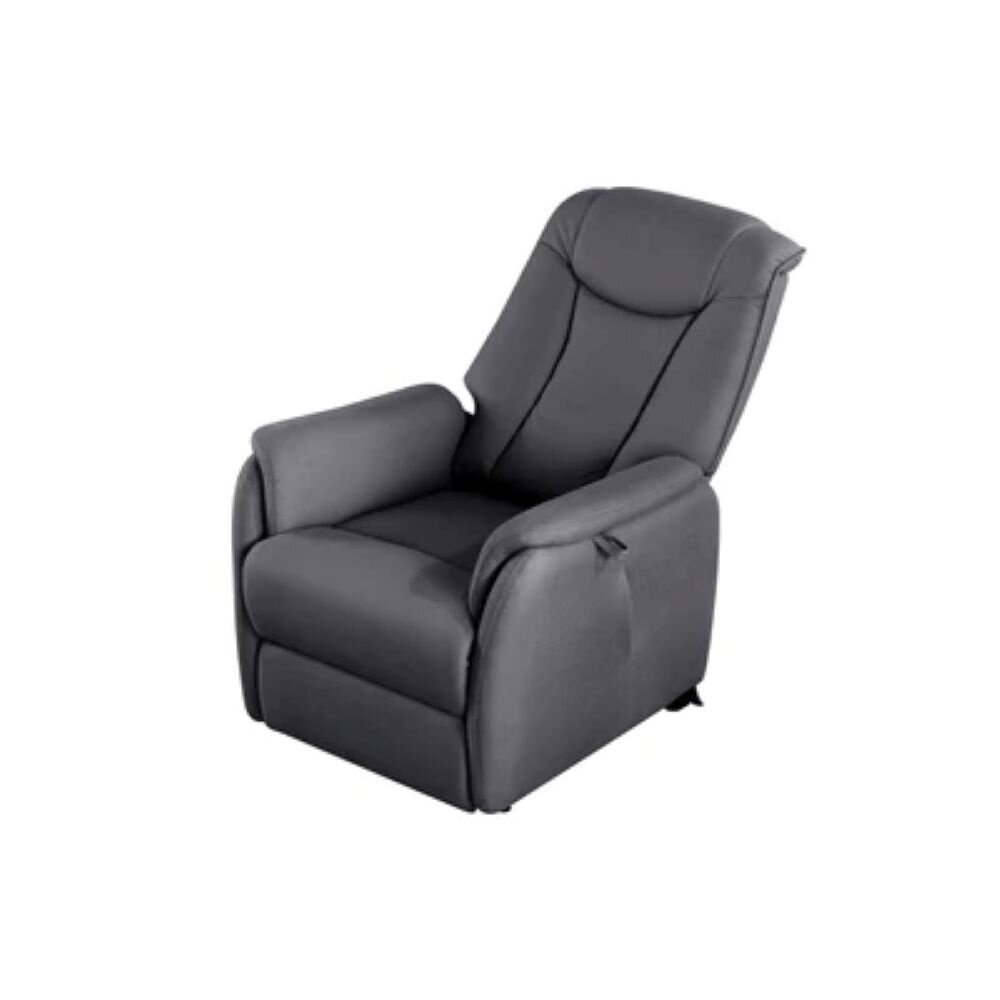 Basiq-seats Paris Powerlift Sta-op stoel met 2 motoren - Stof, Donkergrijs