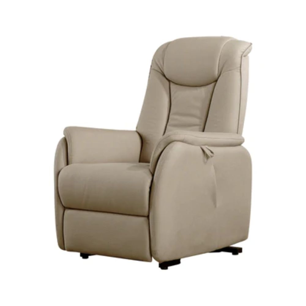 Basiq-seats Paris Powerlift Sta-op stoel met 2 motoren - Stof, Licht taupe