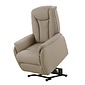 Basiq-seats Paris Powerlift Sta-op stoel met 2 motoren - Stof, Licht taupe