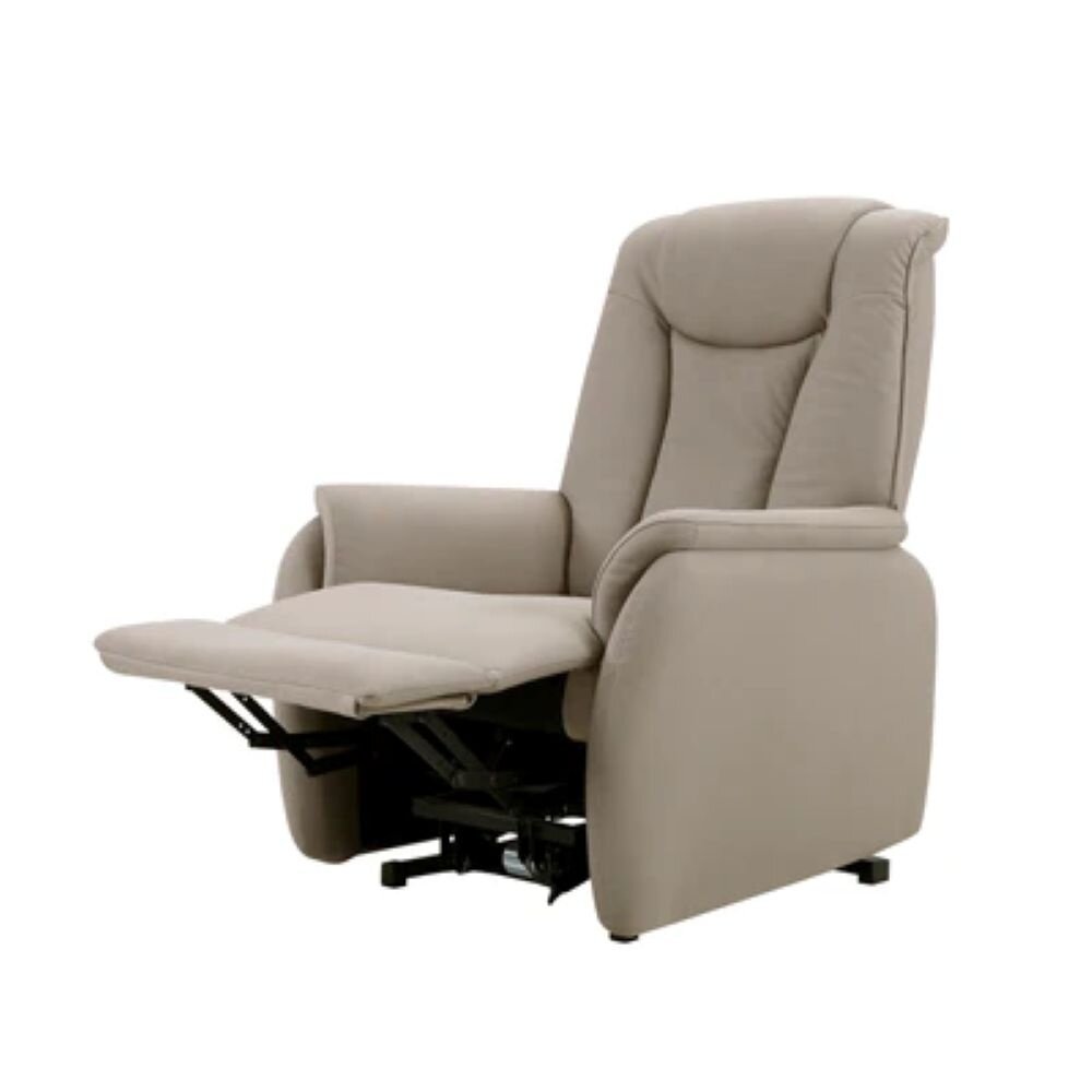 Basiq-seats Paris Powerlift Sta-op stoel met 2 motoren - Stof, Licht taupe