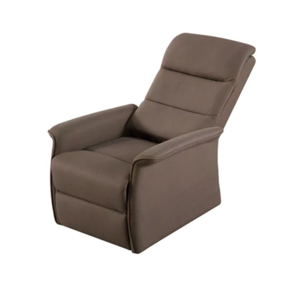 Basiq-seats Turin Sta-op stoel met 2 motoren - Stof, Bruin