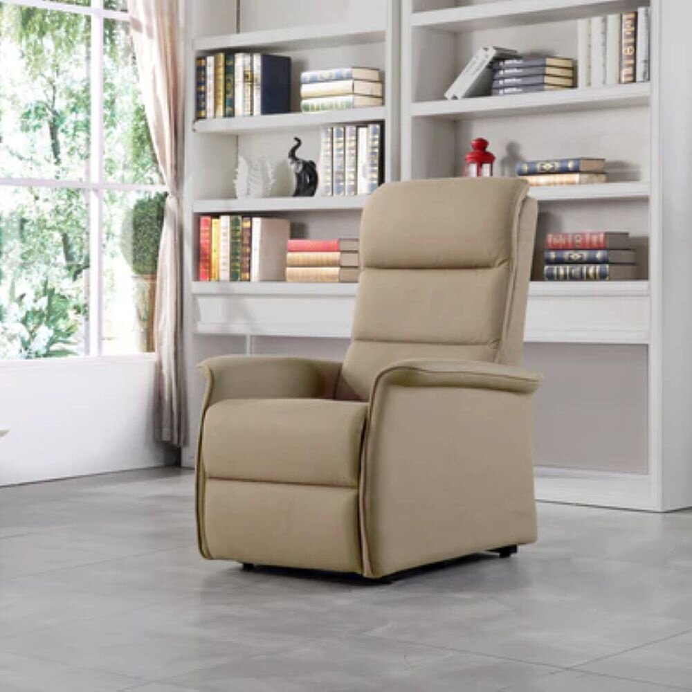 Basiq-seats Turin Sta-op stoel met 2 motoren - Stof, Taupe