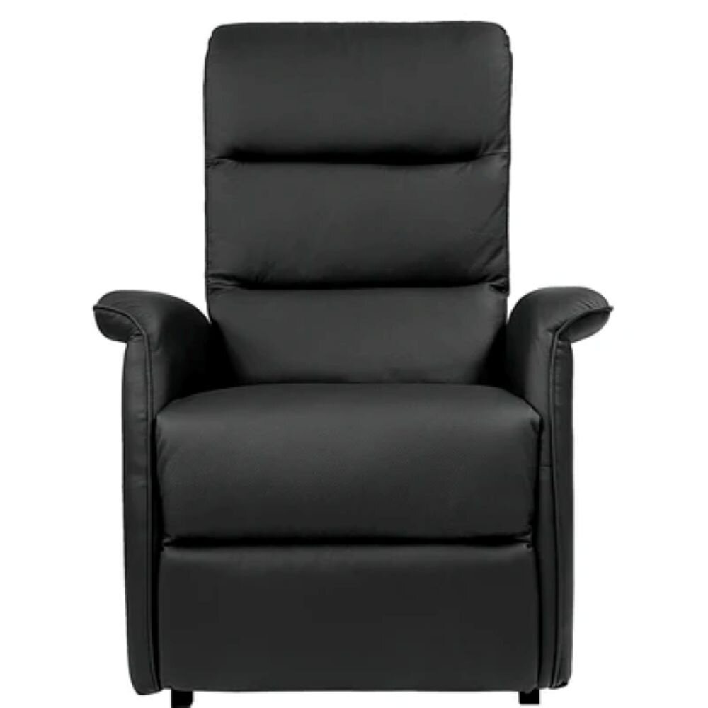 Basiq-seats Turin Sta-op stoel met 2 motoren - Leer, Zwart