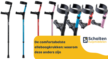 De comfortabelste elleboogkrukken: waarom deze anders zijn