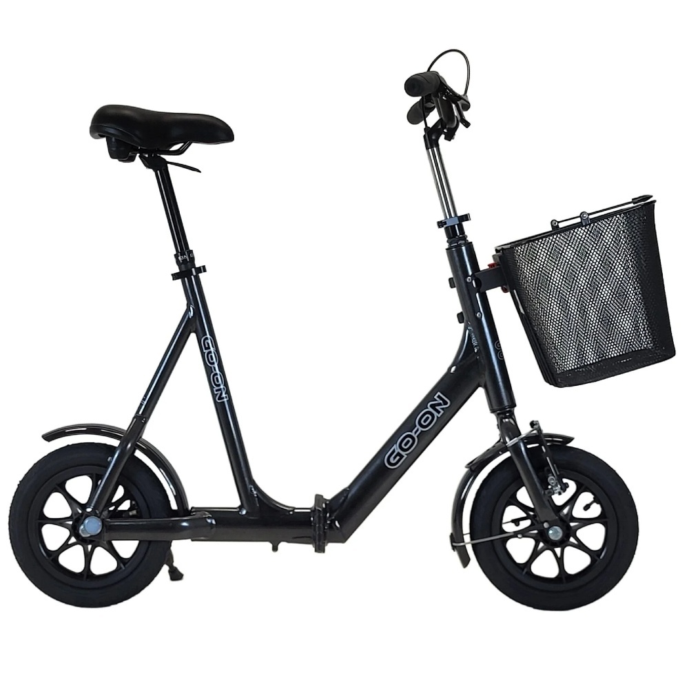 Go-On Go-On Opvouwbare loopfiets voor volwassenen - Zwart - Luxe model
