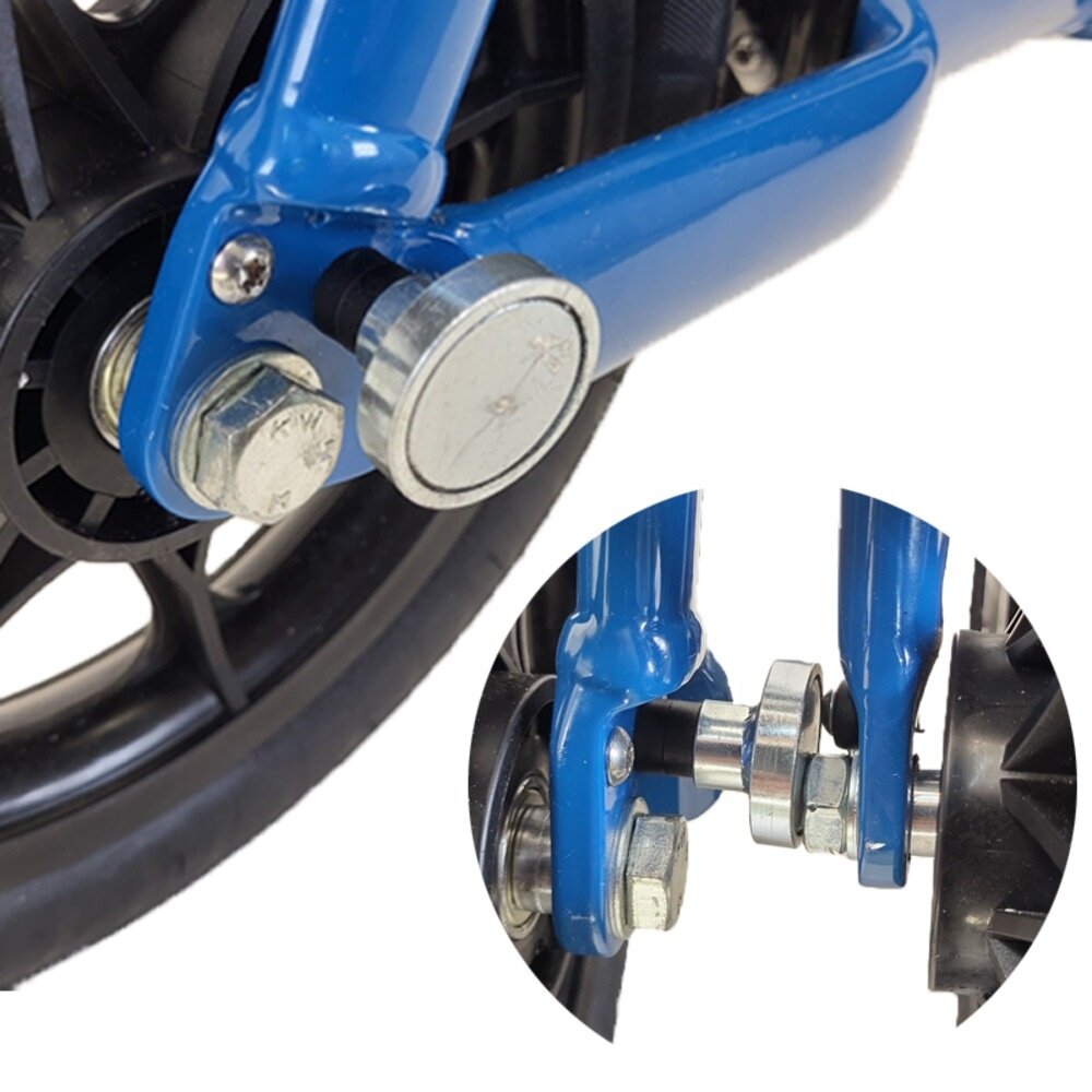 Go-On Go-On Opvouwbare loopfiets voor volwassenen - Blauw - Luxe model