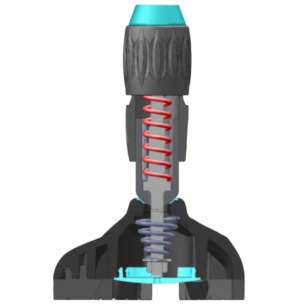 MultiMotion Stokdop met vering voor wandelstok