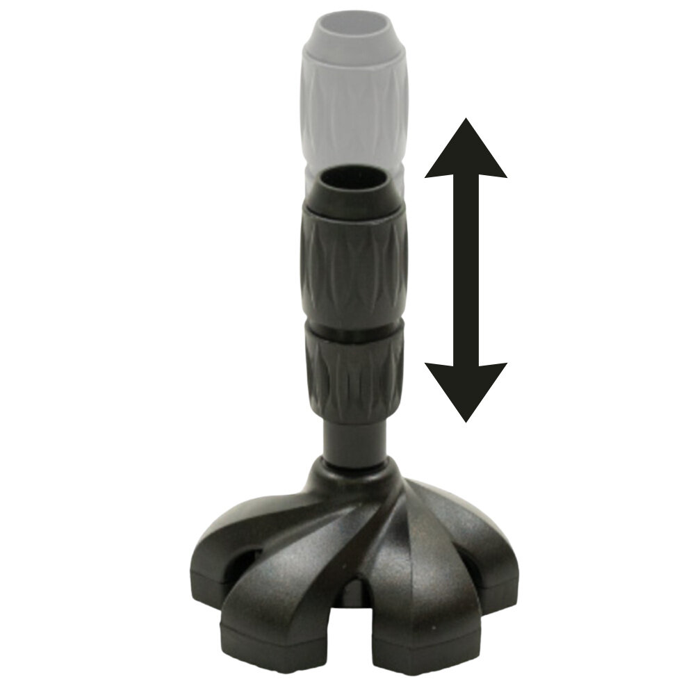 MultiMotion Stokdop met vering voor wandelstok