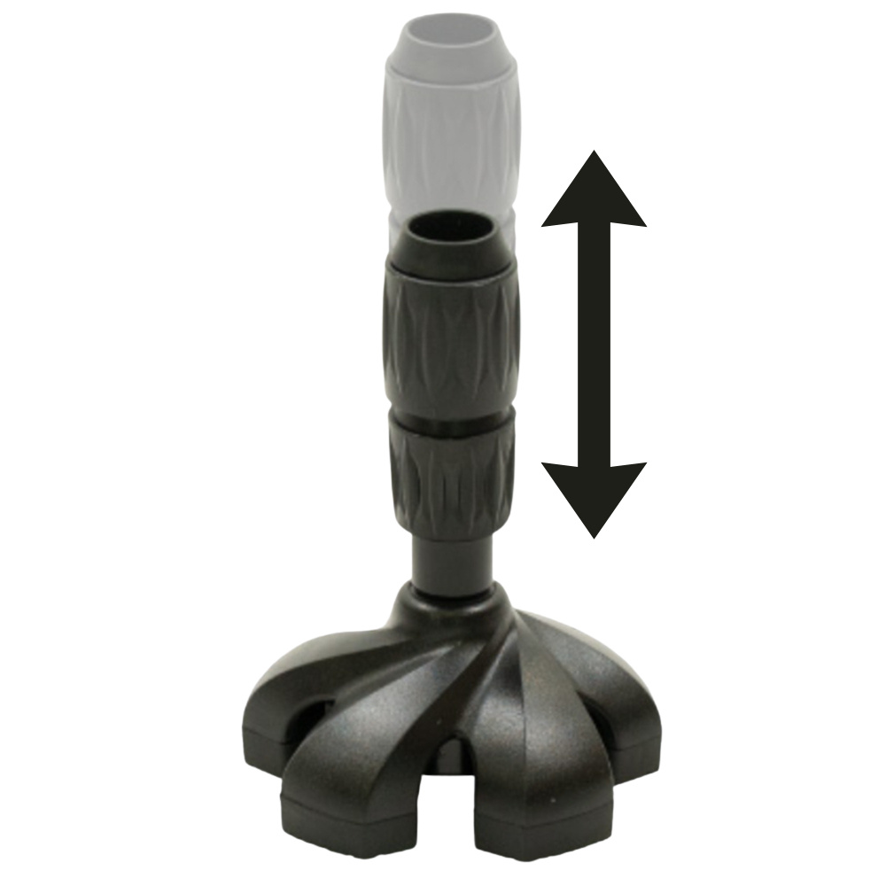 MultiMotion Stokdop met vering voor wandelstok