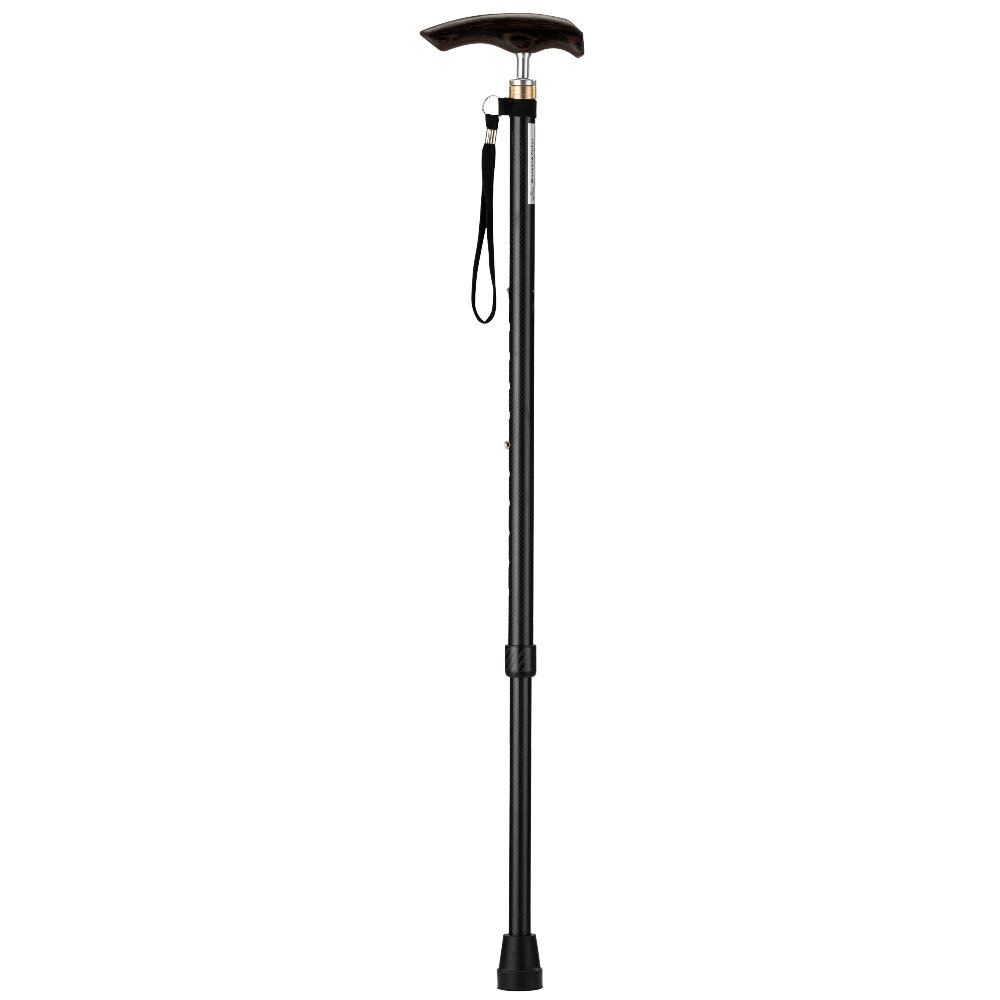 MultiMotion MultiMotion wandelstok Carbon met houten handvat