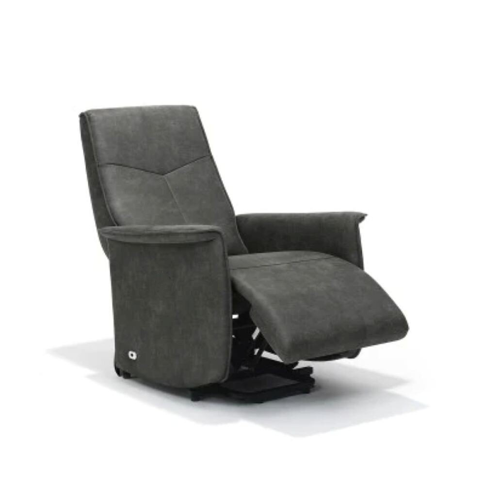 Basiq-seats Madrid Sta-op stoel met 2 motoren - Ingebouwde accu - Antraciet