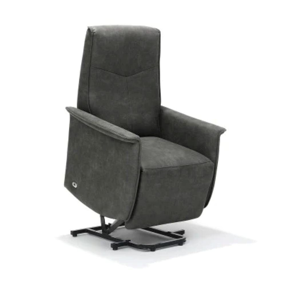 Basiq-seats Madrid Sta-op stoel met 2 motoren - Ingebouwde accu - Antraciet