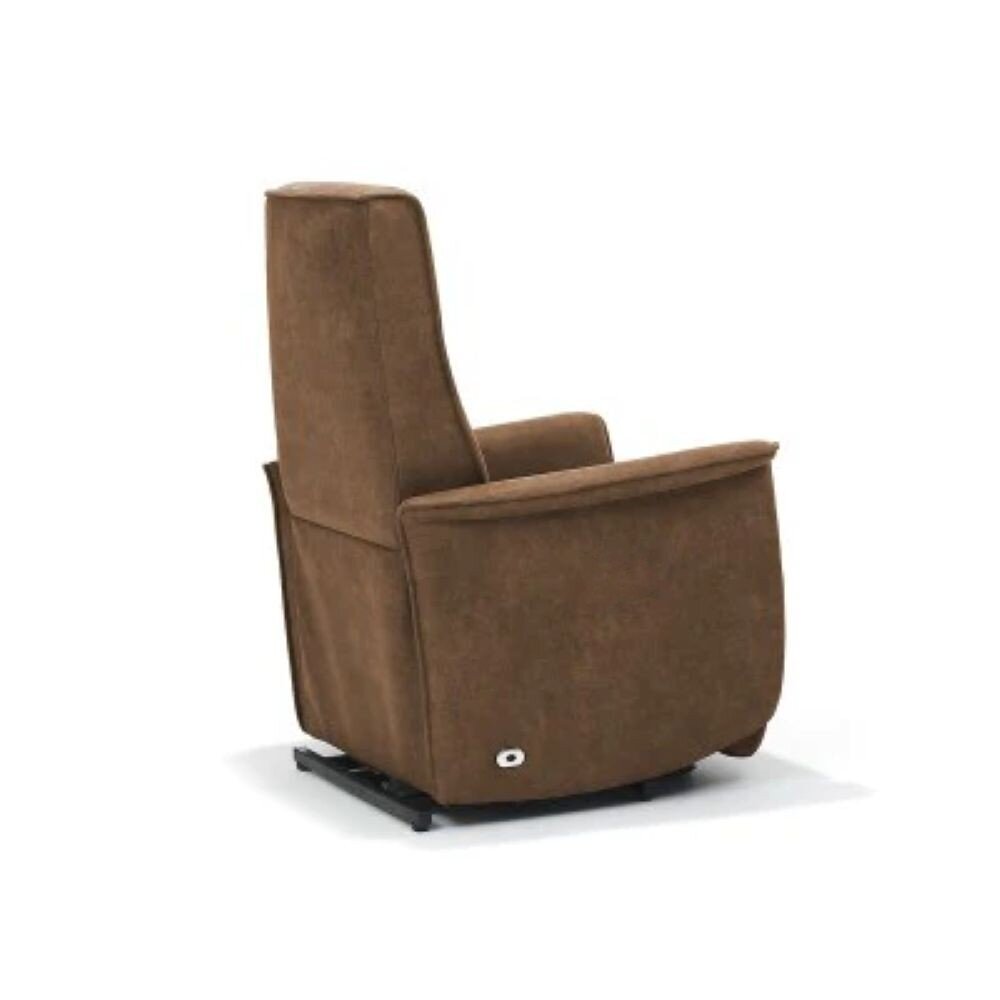 Basiq-seats Madrid Sta-op stoel met 2 motoren - Ingebouwde accu - Cognac