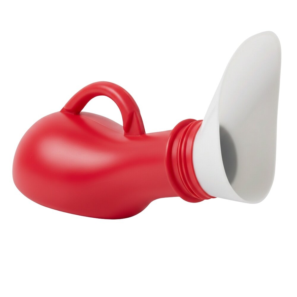 MultiMotion Urinaal unisex met schroefdop - Rood