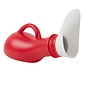 MultiMotion Urinaal unisex met schroefdop - Rood