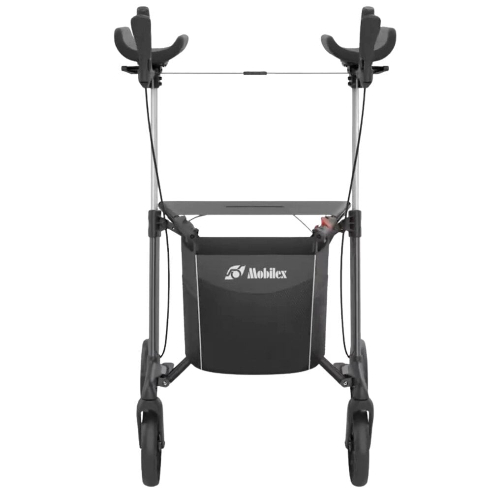 Mobilex Mobilex Tiger Indoor rollator met onderarmschalen – Antraciet