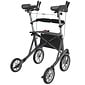 Mobilex Mobilex Tiger Outdoor rollator met onderarmschalen  en softwielen– Antraciet