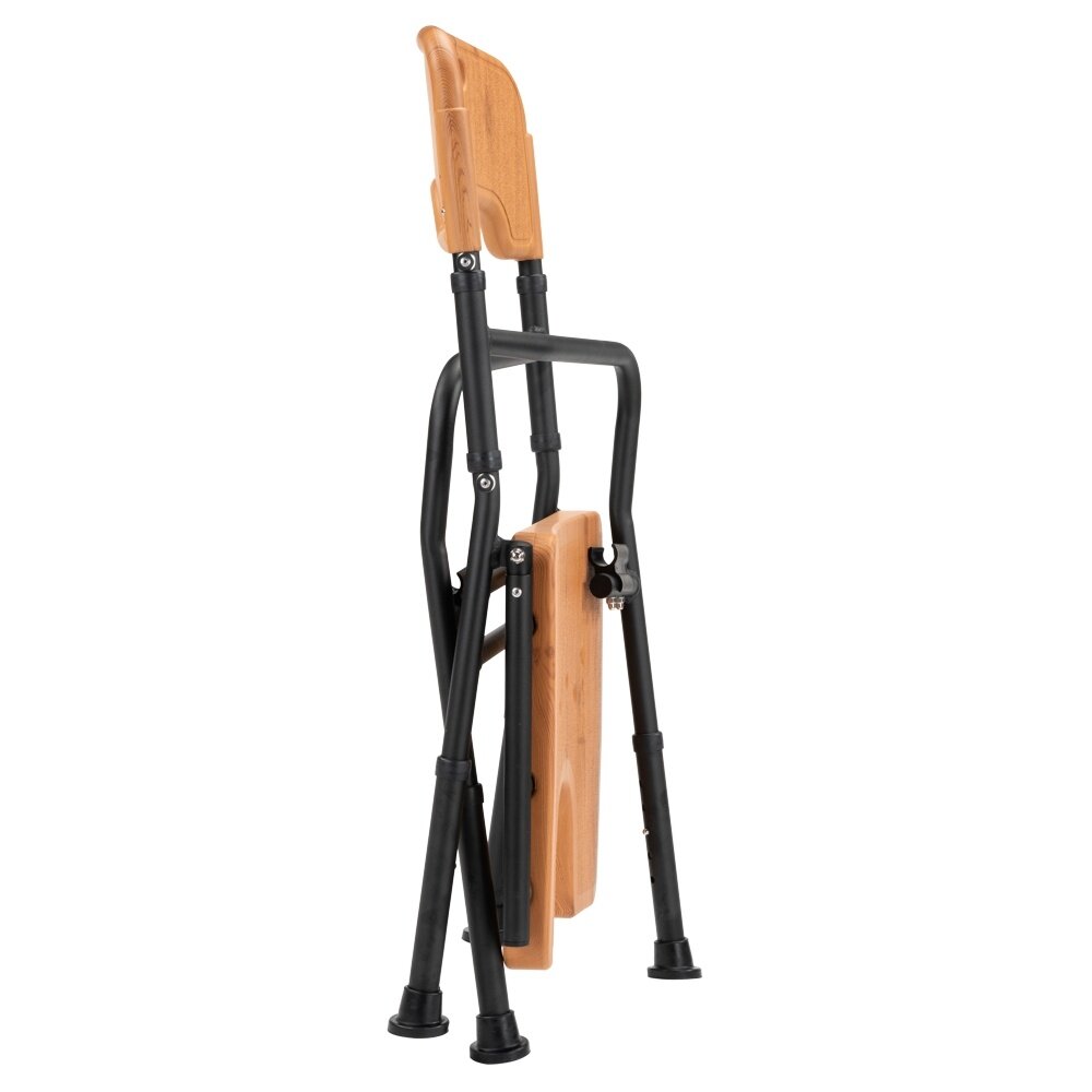 MultiMotion Opvouwbare douchestoel met hygiëne uitsparing - Beuken print