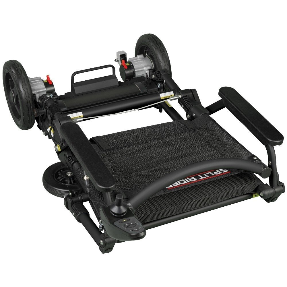 e-Ability SplitRider Ultra Light elektrische rolstoel opvouwbaar- Zwart