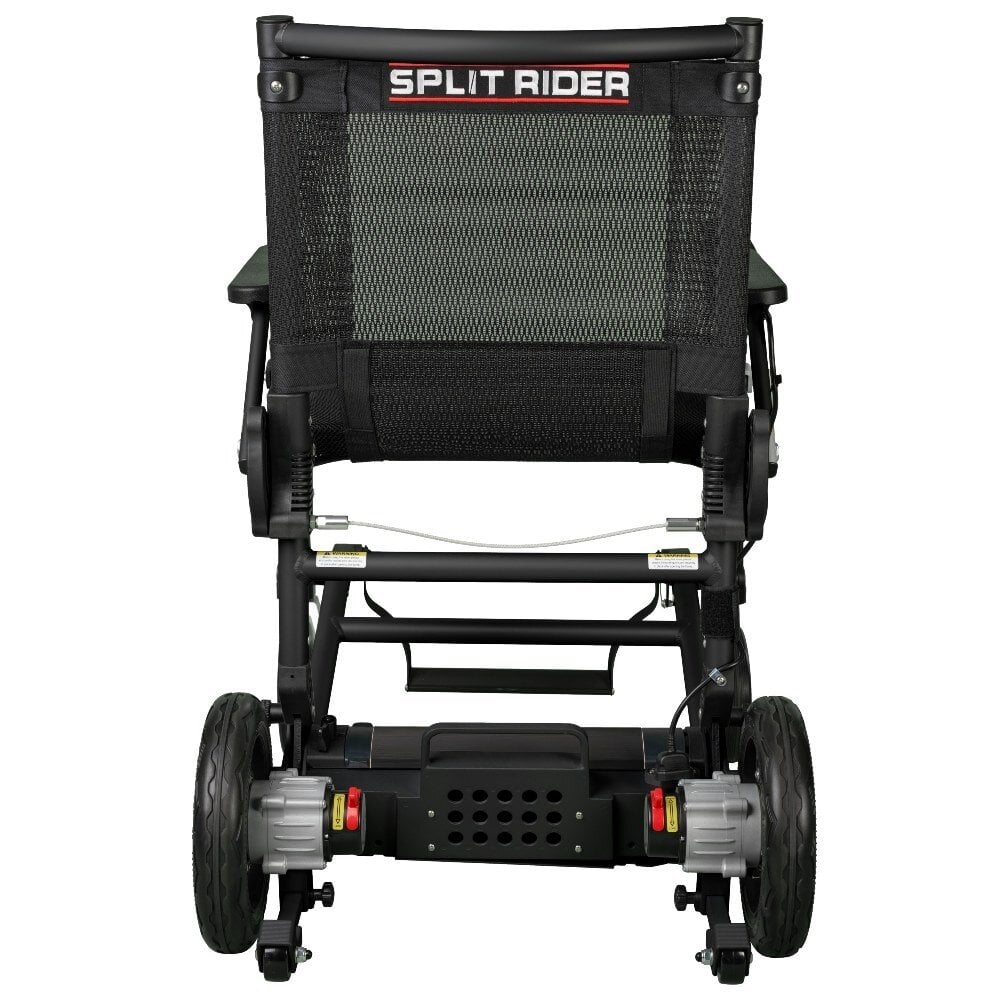 e-Ability SplitRider Ultra Light elektrische rolstoel opvouwbaar- Zwart